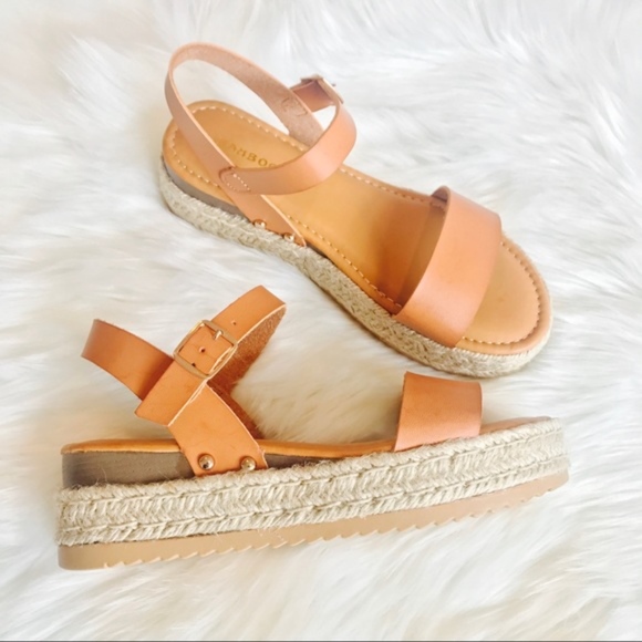 Tan Espadrille Sandal - Picture 2 of 3